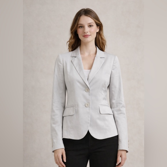 Mexx Jackets & Blazers - Mexx Light Gray Blazer Jacket